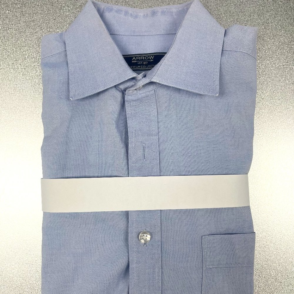 Arrow 1851 Solid Blue Shirt